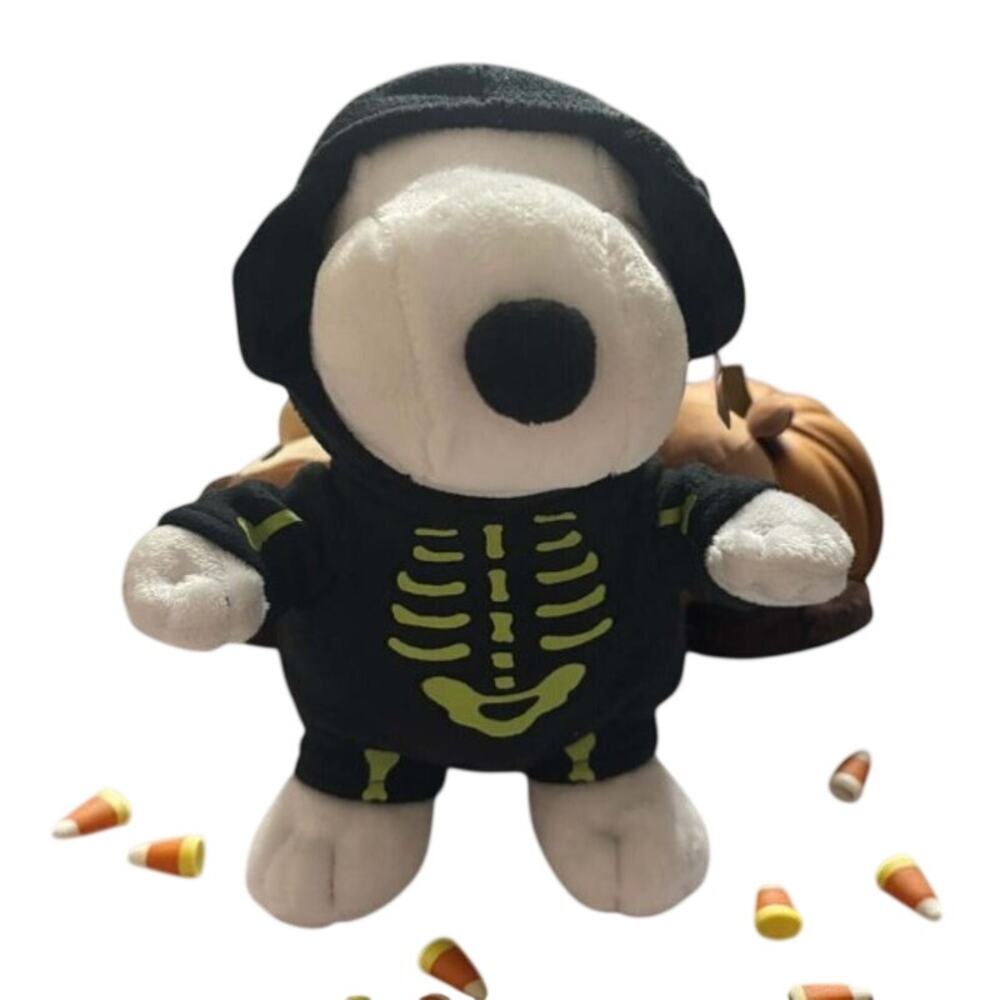 Peanuts Skeleton Snoopy Plush Toy, 11 in